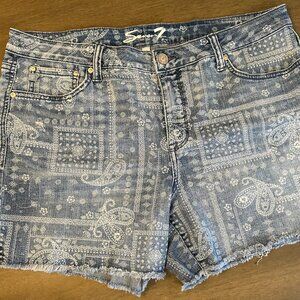 Seven7 Weekender Jean Shorts - Size 14